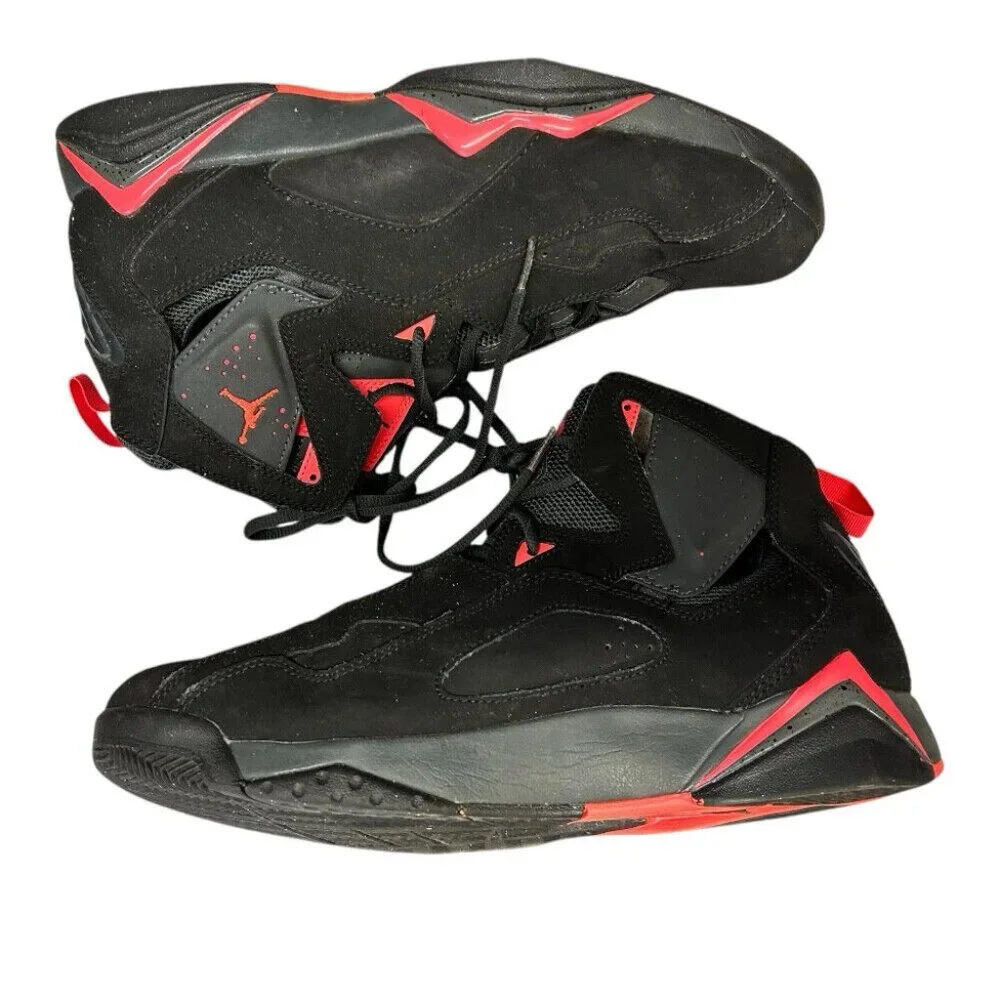 Nike Air Jordan True Flight Black Infrared 23 Sneakers Shoe 342964-023 SIZE 11.5